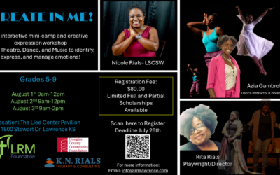 Create In Me Interactive Mini-Camp and Creative Expression Workshop